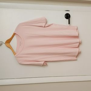 Universal Standard Crew Neck Tee Size M Pale Pink